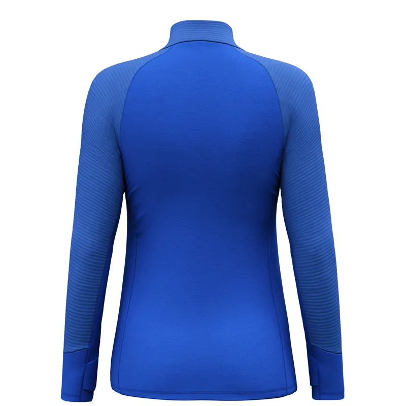Salewa Vajolet Polarlite Responsive Half Zip Fleece Womens in Electric-1